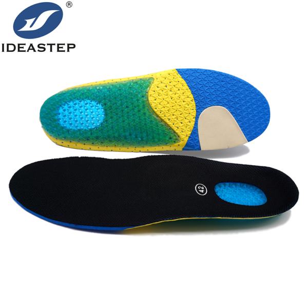Athletic anti fatigue shock absorber running insoles 025A